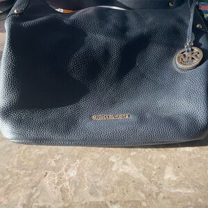 Michael Kors Pebbled Black Shoulder Bag